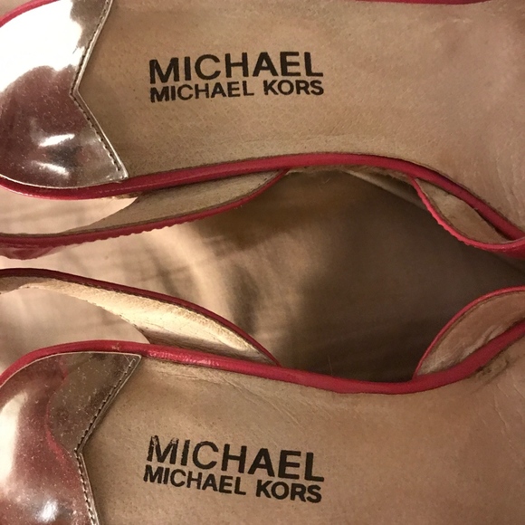 MICHAEL KORS "KAMI" Criss Cross Sandals, Pink, 6.5 - Picture 2 of 6